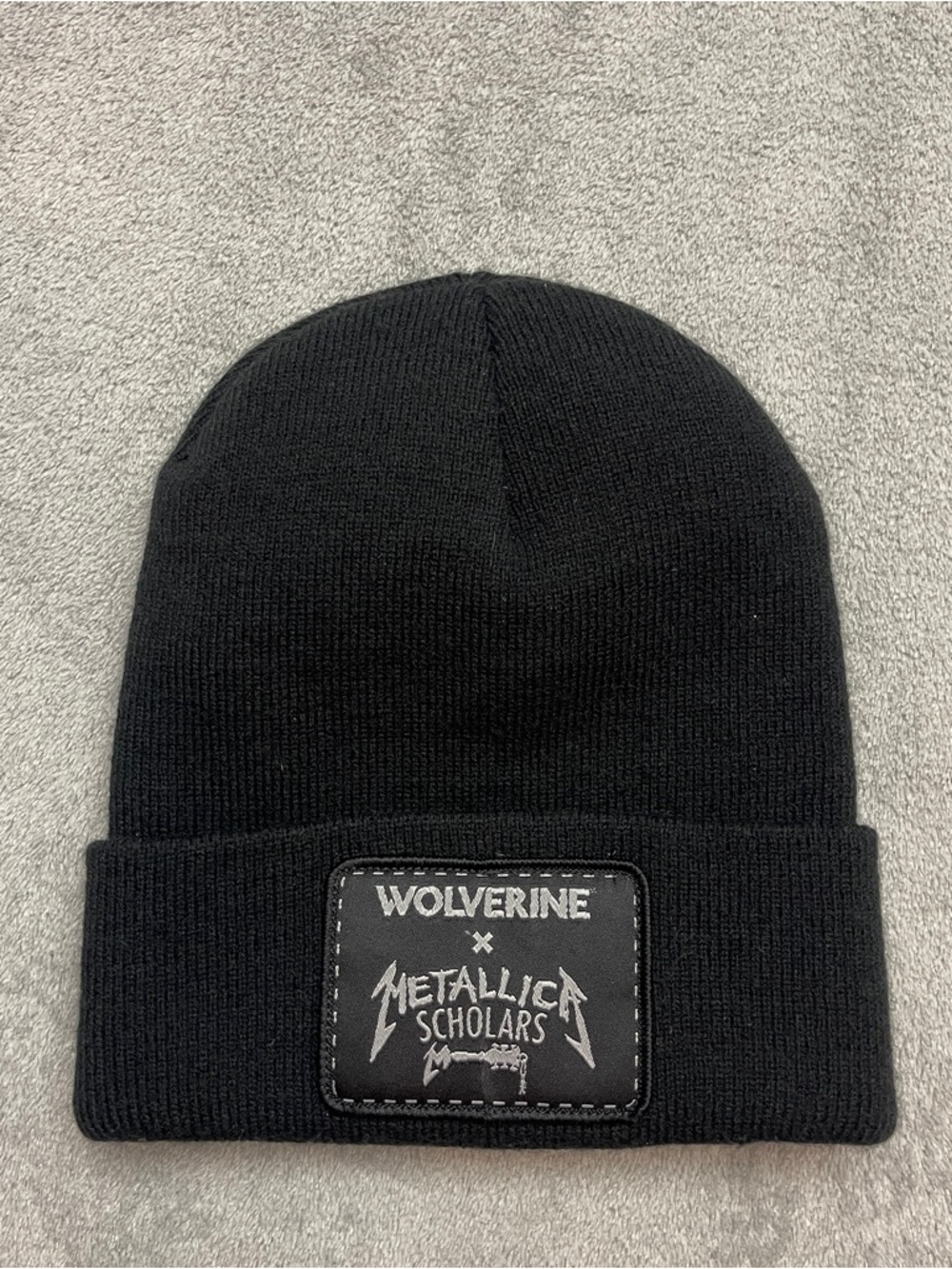 Metallica X Wolverine Hat Scholars Winter Beanie Knit Hat Black